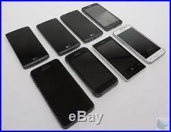 Dealer Lot Of 8 Metro PCS Cell Phones Android Smartphones LG Samsung & More
