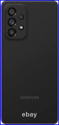 Factory Unlocked Samsung Galaxy A53 5G 6.5 Screen 128GB Black Flawless