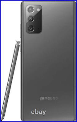 Factory Unlocked Samsung Galaxy Note 20 5G 128GB 8GB RAM Gray Smartphone Good