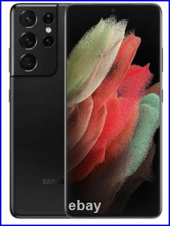 Fully Unlocked Samsung Galaxy S21 Ultra 5G SM-G998U 128GB Black Phone Very Good
