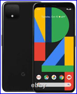 Google Pixel 4 XL G020J 64GB Black (Unlocked) B Good