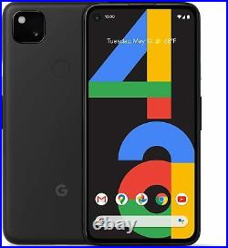 Google Pixel 4a 128GB Factory Unlocked (Just Black) Smartphone Very Good