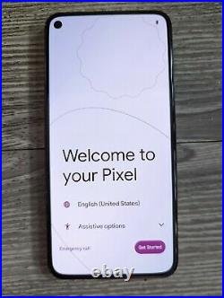 Google Pixel 5 GD1YQ 128GB Black (Unlocked) With oiriginal Box & accessories