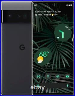 Google Pixel 6 Pro G8BOU 128GB -Unlocked t mobile verizon Black Very Good