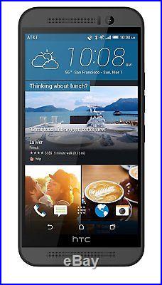 HTC One M9 4G LTE 32GB 20MP 5 Android Smart Phone Grey MicroSD