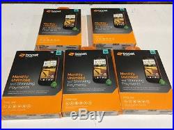 HTC One SV Boost Mobile Clean OEM-New in box-sealed! LOT of 5