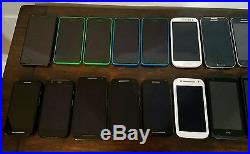 HUGE smartphone lot, all working, all clean imei's, 62 total phones