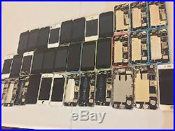 Huge Lot Of (35) Apple iPhones 6 5S 5 4S 4