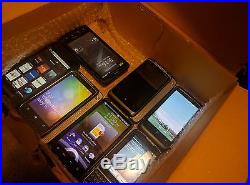 Huge Lot of 21 Premium Cell Phones for parts Apple iPhone Samsung HTC LG Android