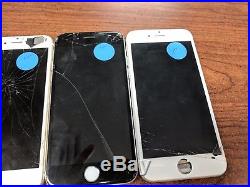 IPhone 6 lot of 6 for parts locked cracked T-Mobile AT&T Sprint