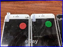 IPhone 6s plus lot of 3 for parts cracked good housing