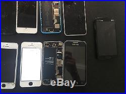 IPhone lot 4s/5/5c/5s + Androids Locked For Parts READ DESC 19 Phones