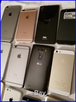 Iphone And Samsung, LG, Sony for parts or repair phone lot