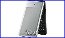 LG Exalt LTE 4G 8GB 5MP VoLTE Basic Flip-Phone for VERIZON (VN220)(Silver)