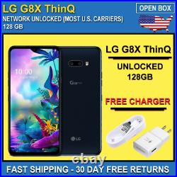 LG G8X ThinQ G850 128GB Black (GSM UNLOCKED) Good Condition B