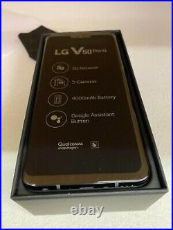 LG V50 ThinQ 5G 128GB (Sprint Unlocked) Smartphone Black NEW OPEN BOX Read Note