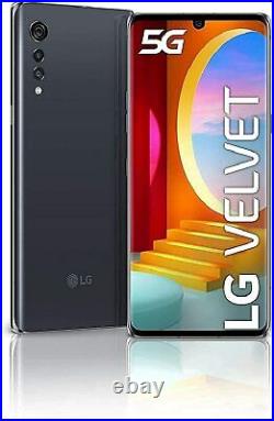 LG Velvet 5G 128GB G900TM Gray T-Mobile/GSM Unlocked Smartphones, Good Condition