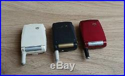 LOT 3 X Samsung SGH- a400 Red & White & Black Collection Very Rare COLLECTIBLE