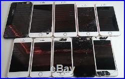 Lot Of 10 Iphone Cellphones Gsm Or Cdma For Parts And Repair