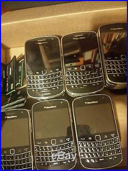 LOT OF 50 Blackberry bold 9900 9930 Bulk WHOLESALE phone Good Working Clean esn
