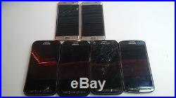 Lot Of 6 Samsung Gsm Cellphones For Parts And Repair