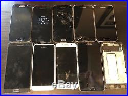 LOT of (10) Samsung Devices. S7, (2) S6, (3) S5 and more with FREE Shipping
