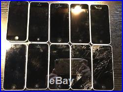 LOT of (10) iPhone 5C with CLEAR IMEI and FREE shipping