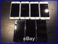 LOT of (7) Apple iPhone 6 AS IS with FREE shipping