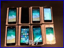 LOT of (8) iPhone 5S CLEAR IMIEs with FREE SHIPPING