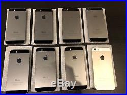 LOT of (8) iPhone 5S CLEAR IMIEs with FREE SHIPPING