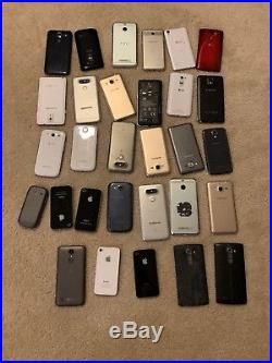 Lof of 30 phones Apple, Samsung, LG