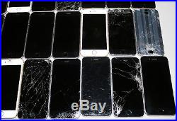 Lot 27 Apple iPhone 6 A1549 Cracked Broken Busted Cloudy for Parts AS-IS no Rtrn