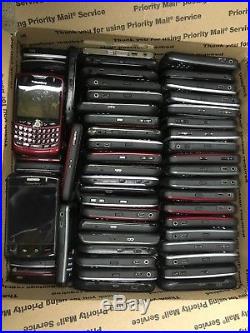 Lot OF 108 BlackBerry Cell Phone Gold Scrap Recovery Parts Repair FREE SHIPPING