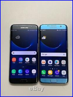 Lot Of 2 Samsung Galaxy S7 Edge G935A AT&T Smartphones As-Is