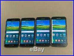 Lot Of 4 Samsung Galaxy S5 G900V Verizon + GSM Unlocked Smartphones (Burn Marks)