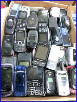 Lot Of 825 Cell Phones Lg/nokia/samsung Used (150 Lbs) For Gold Recovery Only