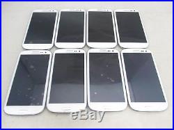Lot Of 8 Good Sprint Samsung Galaxy S III Sph-l710 Android Clean Esn White