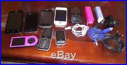 Lot Of Cell Phones And Electronics Ipod Iphone Samsung Dexcom ZTE Plus More