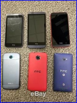 Lot of 100 Various HTC Smartphones Broken/Damaged/Unknown Functionality