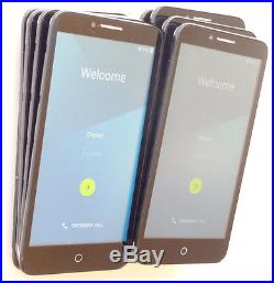 Lot of 10 Alcatel OneTouch Fierce XL 5054W T-Mobile Smartphones PowerOnAS-IS GSM