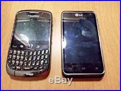 Lot of 10 Cell Phones 4 Parts Not Working iphone LG Samsung BlackBerry Kyocera