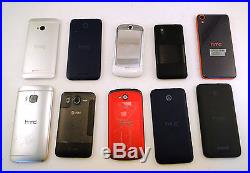 Lot of 10 HTC Cell Phones in Various Versions AS IS FOR PARTS