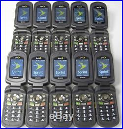 Lot of 10 Kyocera DuraXT E4277 Cell Phones (Sprint) Clean ESN Wholesale Availabl