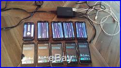 Lot of 10 Smartphones / 6-Port IQ Charger and Cables All Work Great READ