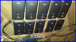 Lot of 10 Smartphones / 6-Port IQ Charger and Cables All Work Great READ