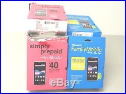 Lot of 11 New With Box ZTE Obsidian Z820 Smartphones 6 T-Mobile 5 Family Mobile