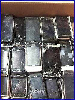 (Lot of 138) Genuine Samsung LG Phone damaged/ broken