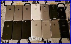 Lot of 14 Smart Phones Cell Phones Apple Samsung HTC LG For Parts/Repairs AS IS