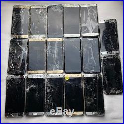 Lot of 17 Samsung Galaxy S7 Edge For Parts/Not Working