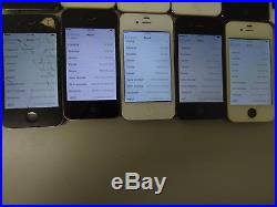Lot of 22 Apple iPhone 4 & 4s Sprint & Verizon Smartphones AS-IS CDMA